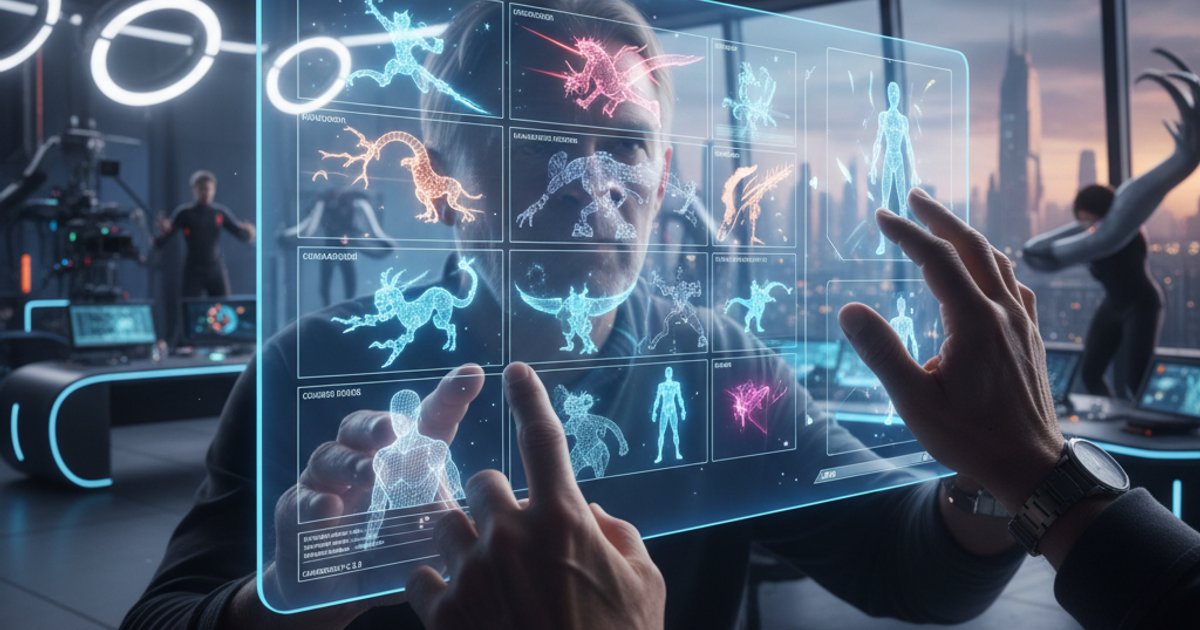 Director using AI-assisted tools for future film making