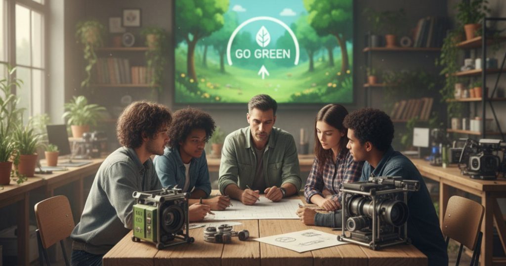 Featured image: Film Courses & Cinematography Programs Go Green: The Sustainable Shift in Filmmaking Education