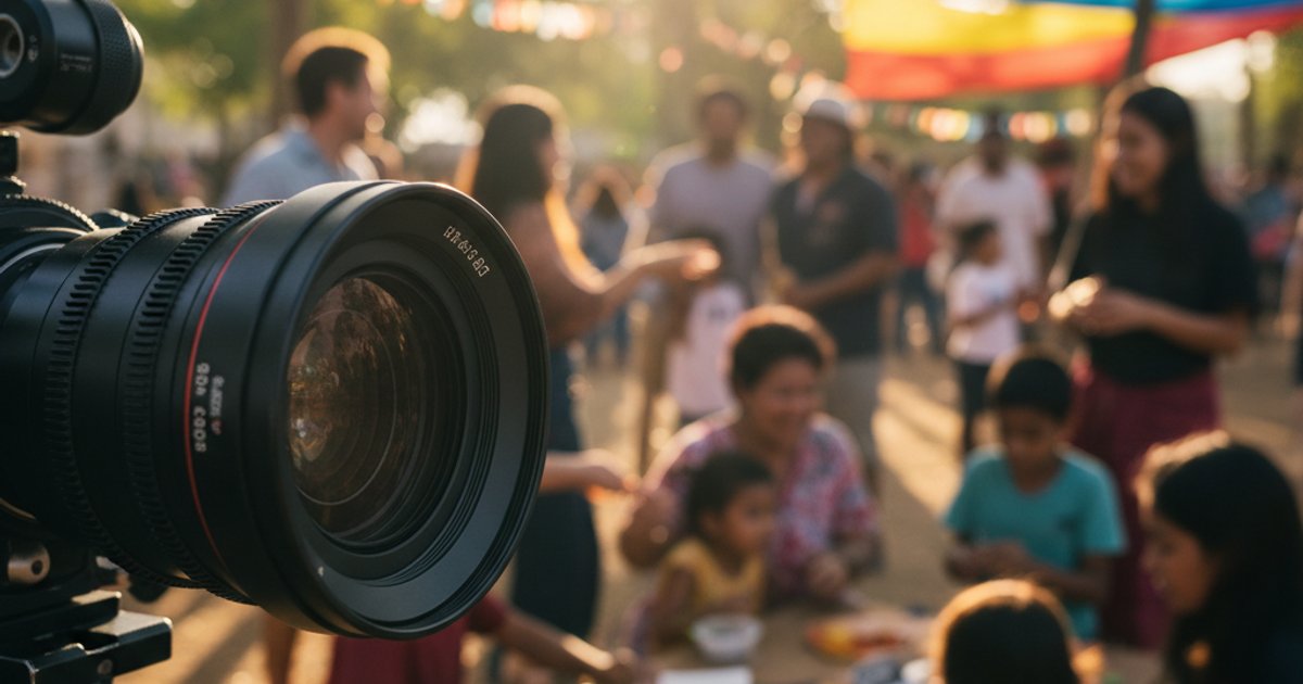 Cinematography course lens capturing diverse community stories